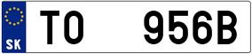 Truck License Plate